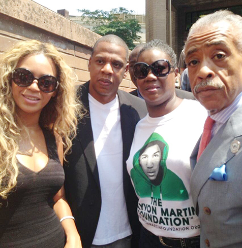 Beyonce Jay-Z join Trayvon Martin rally in New York 