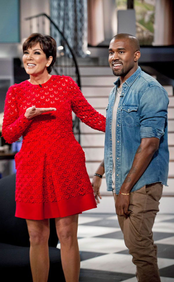 Kanye West makes appearance on Kris Jenner's talk show