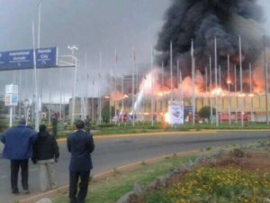 Kenya Airport Fire