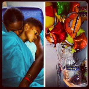 Usher's son making swift recovery after near drowning 