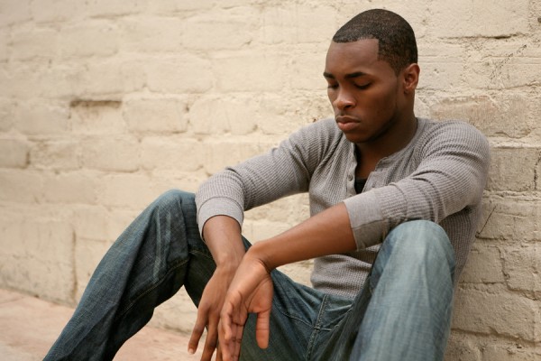 black men image of depression