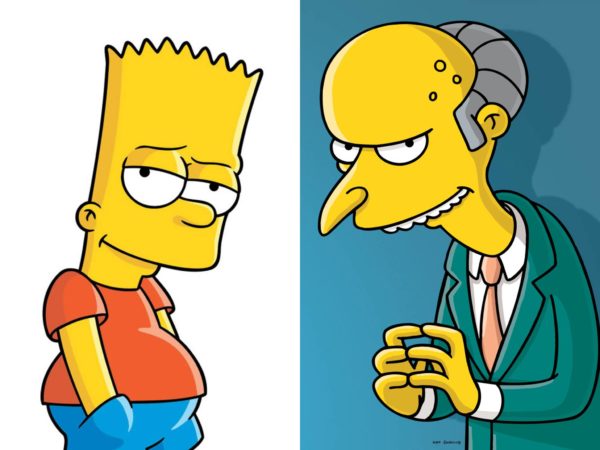 The Simpsons Bart vs. Mr. Burns