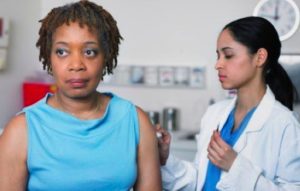 black woman doctor visit