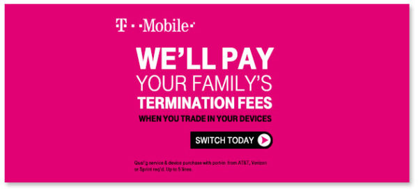 how to not pay early termination fee t mobile