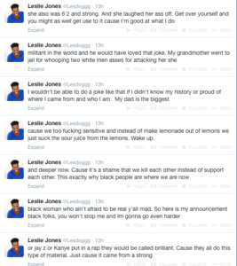 Leslie Jones says black people are too sensitive
