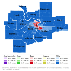 Ferguson, St. Louis still segregated 