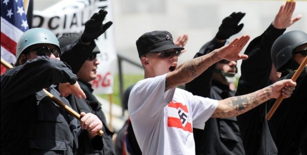 Members of the neo-nazi group, The Ameri