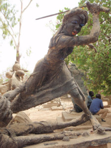 Queen Amina Sculpture