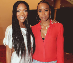 Kelly Rowland and Brandy 
