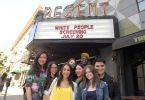 LOS ANGELES, CA - JULY 20:  Jose Antonio Vargas (Far Right) attends a screening of "White People" at the Regent Theater on July 20, 2015 in Los Angeles, California.  (Photo by Jason Kempin/Getty Images for MTV Networks)