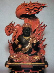 JAPAN--FUDO MY'O--PATRON OF THE SAMURAI AND ONE OF THE FIVE WISDOM KINGS IN JAPANESE MYTHOLOGY