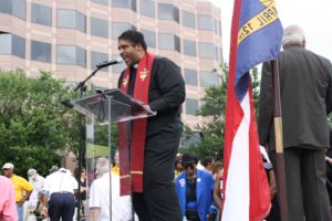 The Rev. William Barber, president of the North Carolina, NAACP chapter. 