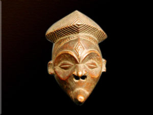 African Art / Chokwe Wooden Mask - PF.5343 Origin: Southwestern Congo/Angola/Zambia