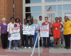 Uniontown, Alabama residents protest Alabama's Arrowhead Landfill. Black Belt Citizens/Facebook