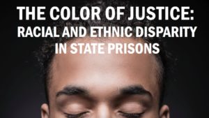 The Sentencing Project's 'Color of Justice' report examines racial disparity in state prisons. 