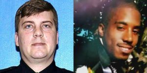 Former officer Christopher Manney (left) and Dontre Hamilton (right)