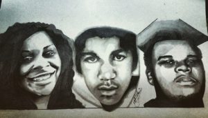Sandra Bland, Trayvon Martin, and Mike Brown (creativmind/tumblr)