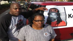Kenneth and Jackie Johnson, the parents of 17-year-old Kenneth Johnson. 