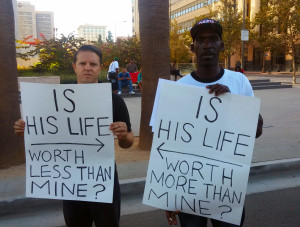 black lives matter sign