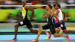 Usain Bolt in Olympic semifinals (Twitter)