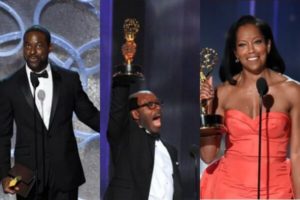Sterling K. Brown. Courtney B. Vance and Regina King win Primetime Emmys (Twitter)
