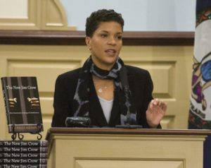 Author and civil rights law scholar Michelle Alexander.