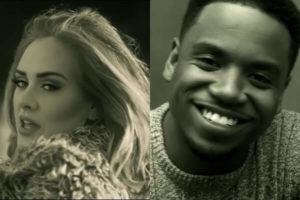 Adele and Tristan Wilds in "Hello" music video (XL Recordings/Columbia)