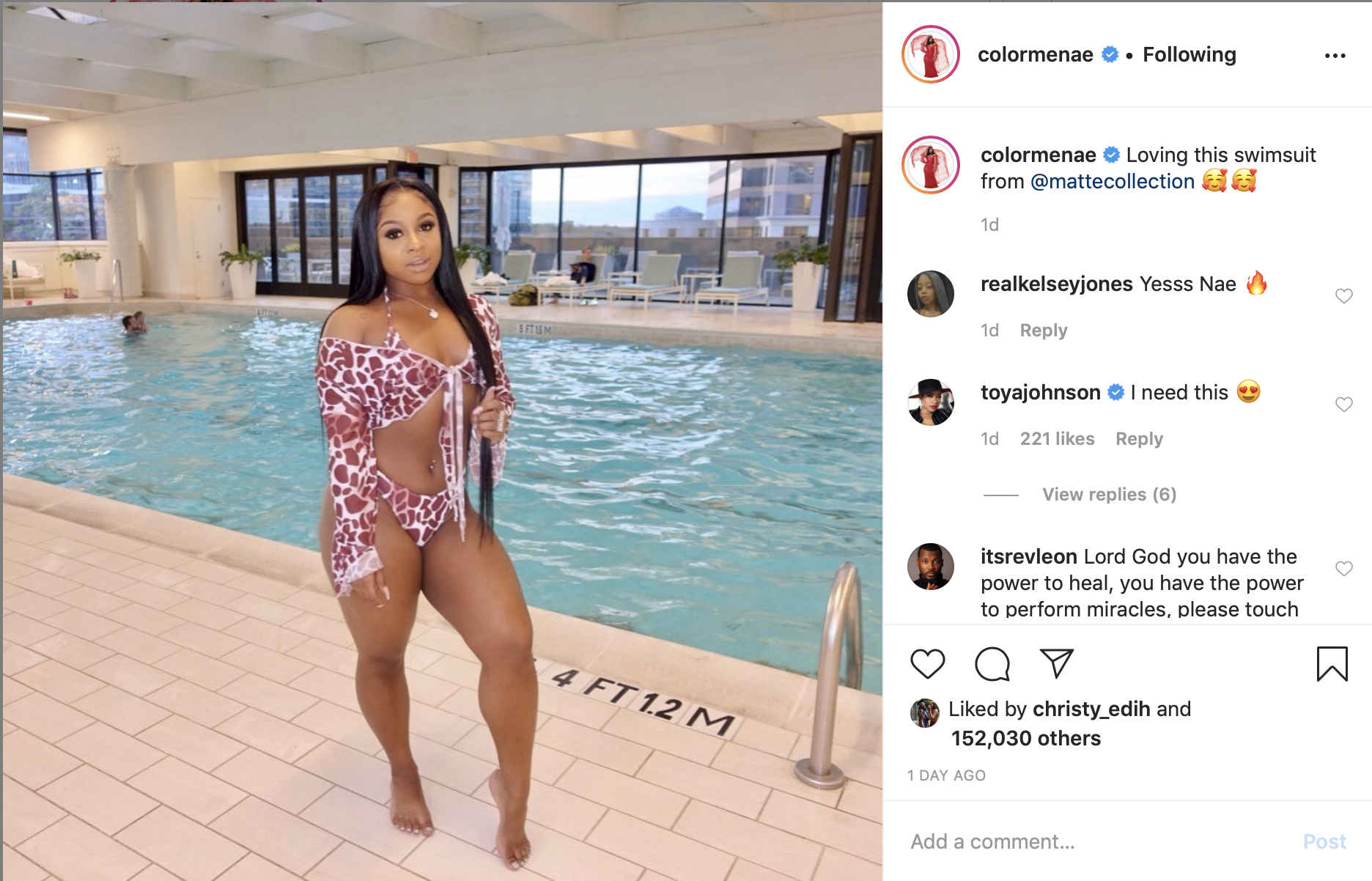 I Need This Reginae Carters Sexy Pic Has Mom Toya Johnson Chiming In