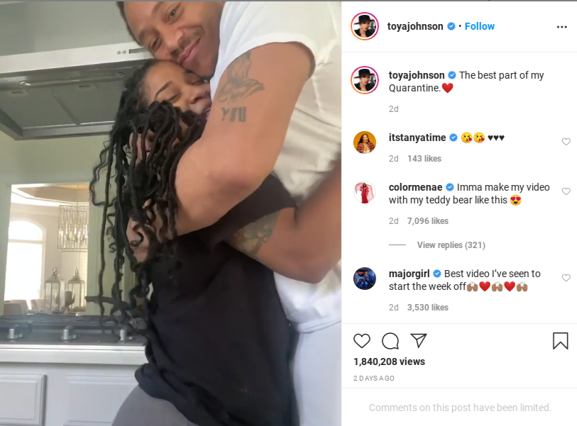 This Gives Me Chills Toya Johnson And Her Fianc Serve Couple Goals