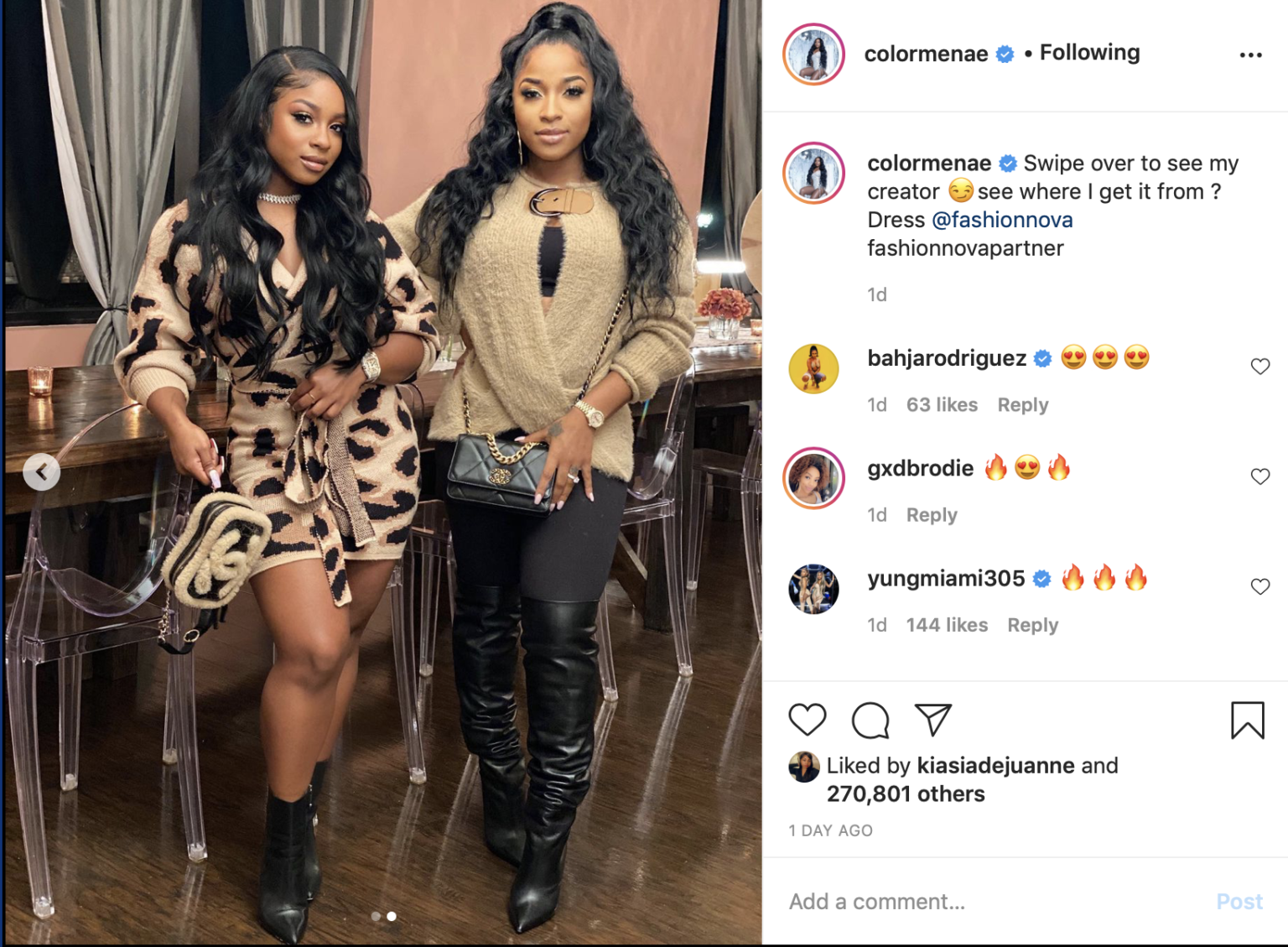 Reginae Carter Confuses Fans While Posing With Mom Toya