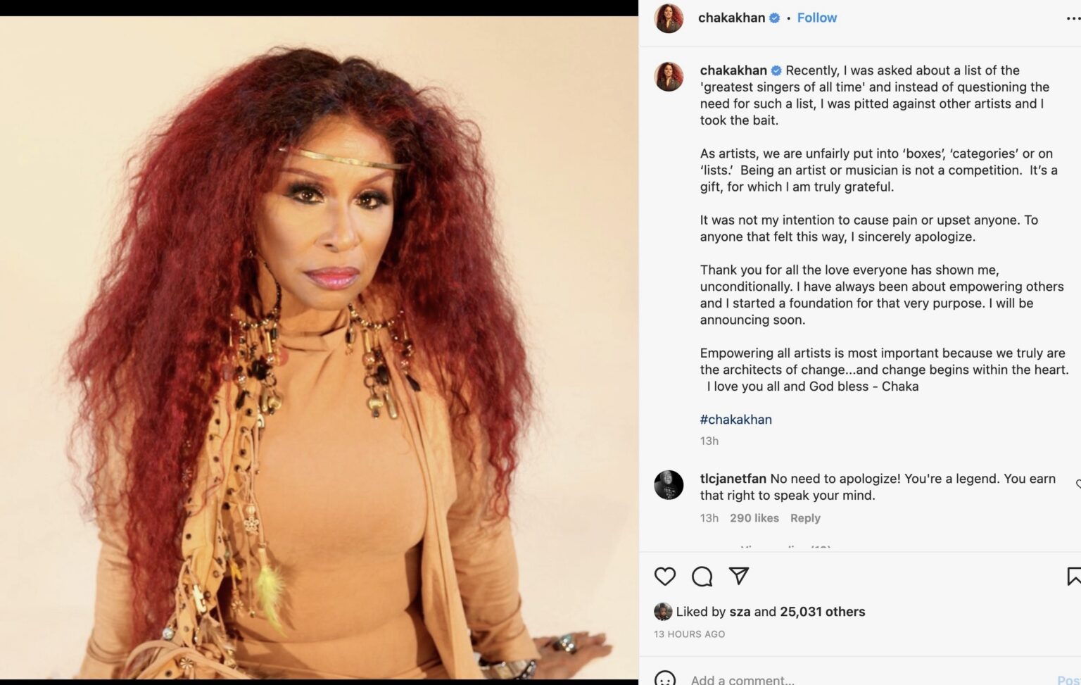 Aretha Would Never Fans Say Chaka Khan S Fake Apology Seems Forced