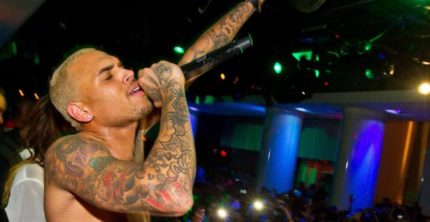 Chris Brown parties with Karrueche, Rihanna nowhere to be seen