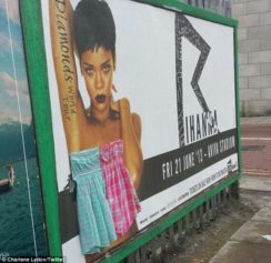 Censored: Rihanna's Topless Billboard Images