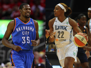 Love & Basketball: Kevin Durant Engaged to WNBA Player Monica Wright