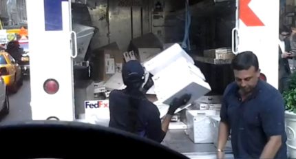 fed-ex employee packages