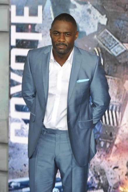 Cutie Alert: Idris Elba Looks Sharp in Blue Suit at 'Pacific Rim' Premiere