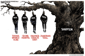 Al Sharpton Depicted in 'Lynching' Cartoon in Conservative Paper