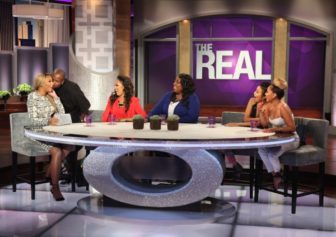 Tamar Braxton Shares Cutesy Moment with Vince Herbert on 'The Real' Talk Show
