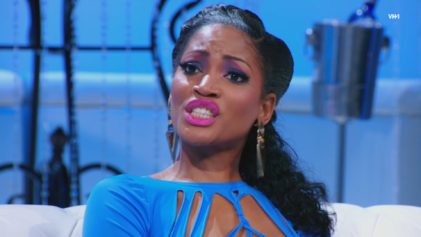 Erica yelling at Shay on Love & Hip Hop: Atlanta Season 2, Episode 17 Reunion (Part 2)