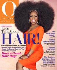 First Look: Oprah Shows Off Huge Afro on Magazine Cover