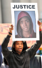 trayvon martin protester
