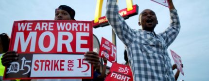 Fast-Food Workers Stage Job Action in 60 Cities, Demand Living Wage