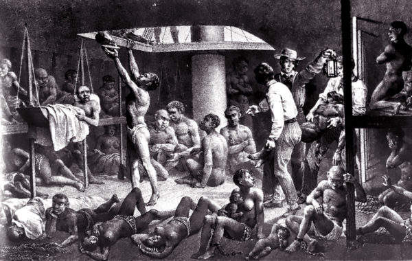 Enslaved Africans on Slave Ship