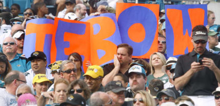 Jaguars Fans Hold Tim Tebow Rally