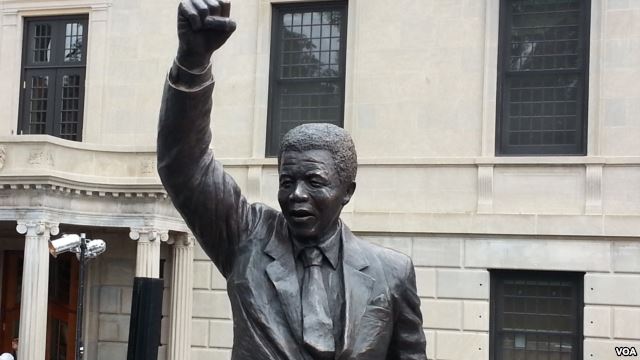 Rock Beats Scissors: South African President Mandela Statue Unveiled in ...