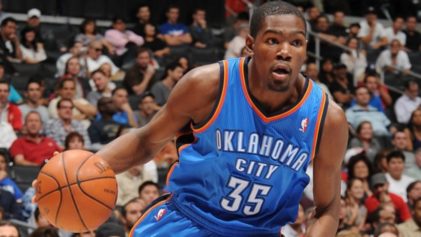 Kevin Durant Leads Thunder to 103-99 Win Over 76ers