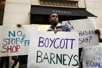 Protests Against Macy's, Barneys Hit the Streets of New York