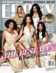Sanaa Lathan, Taye Diggs Join 'Best Man Holiday' Cast on Double Ebony Magazine Covers