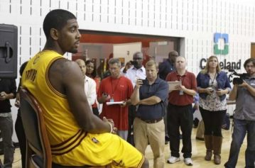Kyrie Irving Grilled By Young Fans: 'Are Going To Leave Us Like LeBron?'