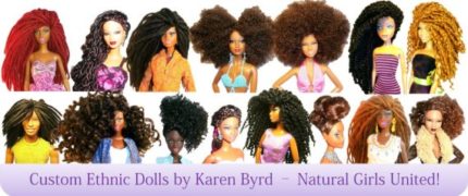 A Different Look: Karen Byrd Upgrades Barbie Dolls with Natural Hair
